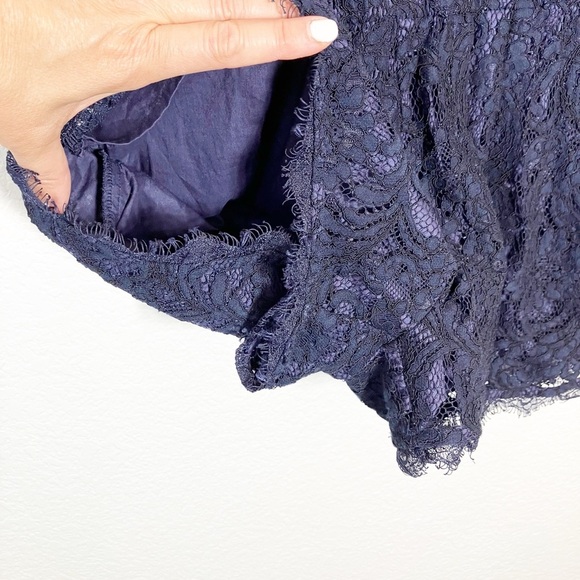 🔥MOVING SALE🔥 Joie sleeveless navy lace romper Small - Picture 5 of 8
